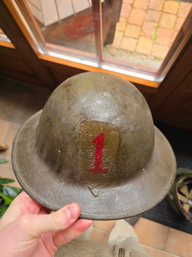 Casque 1ere division ww1 - us,